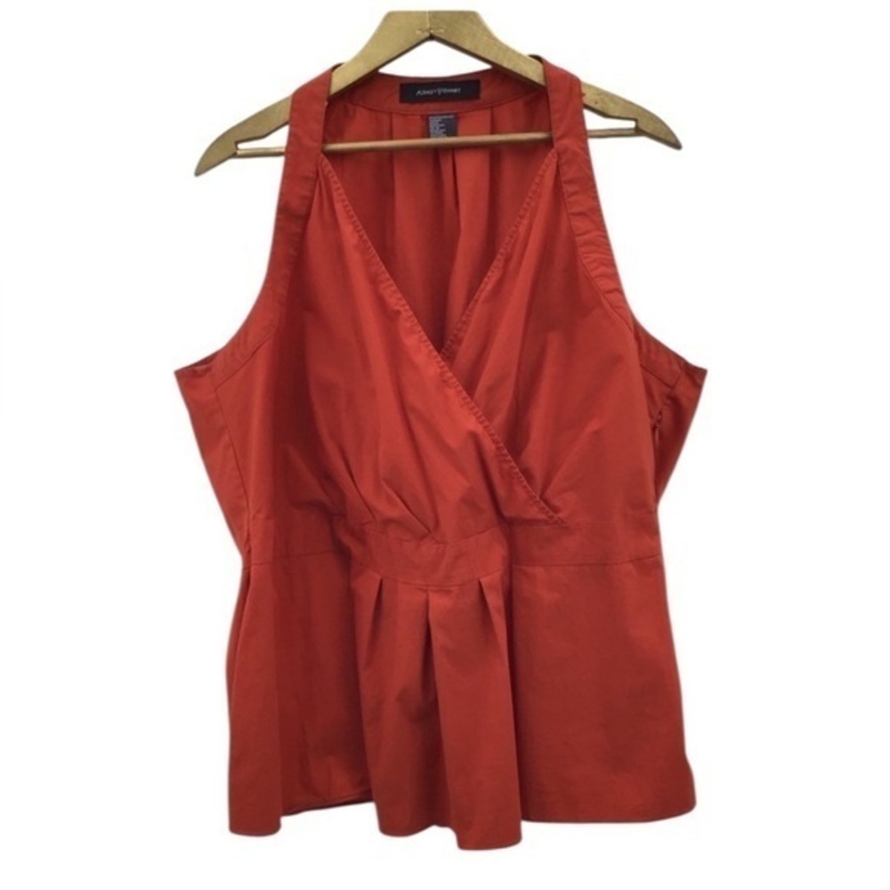 Ashley Stewart Vibrant Orange Tank Top